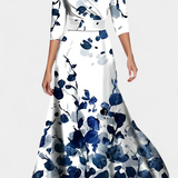 Lauren Vestido Maxi Envolvente Floral