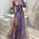 Cecelia - Vestido Maxi de Una Manga