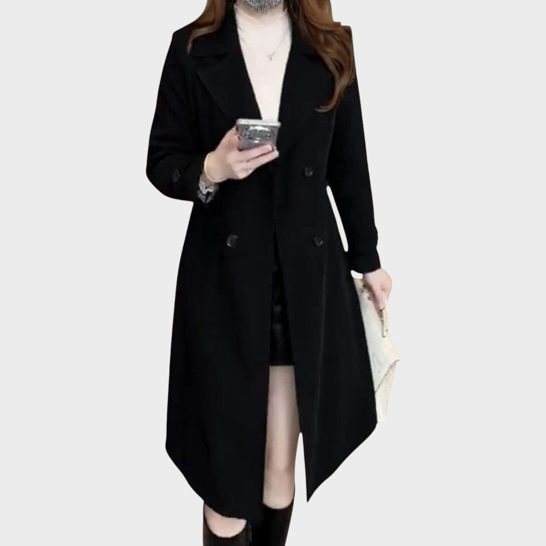 Luísa Abrigo Largo con Botones
