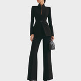 Elizabethe Conjunto de Traje Elegante