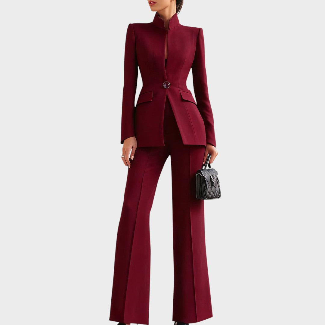 Elizabethe Conjunto de Traje Elegante