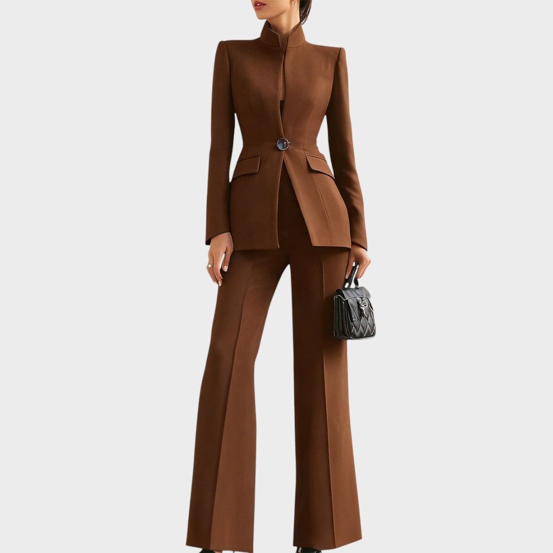 Elizabethe Conjunto de Traje Elegante
