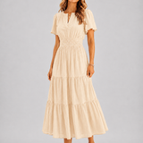 Vestido Sofía – Midi de Verano con Cintura Elástica