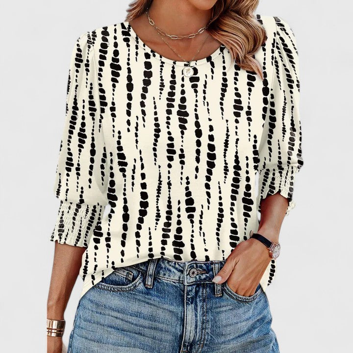 Solara | Elegante Top Arrugado