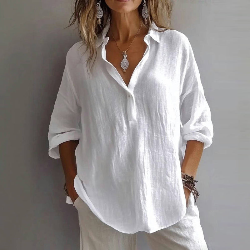 EFFEN™ - BLUSA DE ALGODÓN RELAJADA PARA LA PRIMAVERA