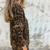 SERANA - BLUSA CON ESTAMPADO DE LEOPARDO