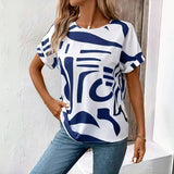Camiseta Abstracta Casual