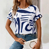 Camiseta Abstracta Casual