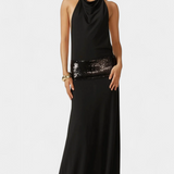 Georgia Vestido Halter Elegancia Lujo