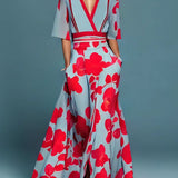 Jamie - Vestido Elegante con Patrón de Flores