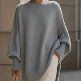 Elena - Poncho oversize de elegancia natural