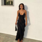 Aliza | Vestido Maxi con Volantes