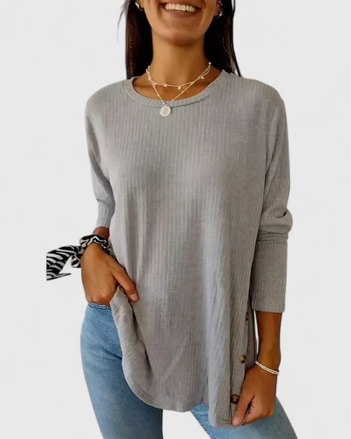 Megan™ | Top Elegante de Manga Corta