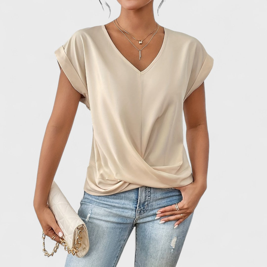 Maia – Top de V trenzado
