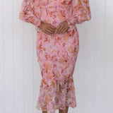 Miley - Vestido Midi con Estampado Floral