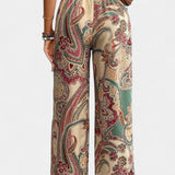 Vitoria Pantalones de Verano de Pierna Ancha