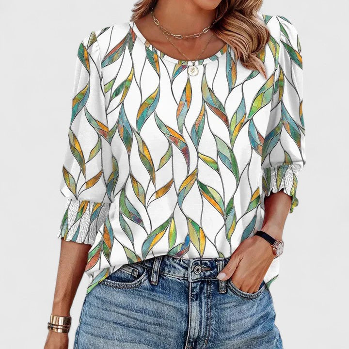 Solara | Elegante Top Arrugado