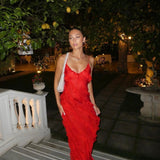 Zara - Vestido Maxi con Volantes