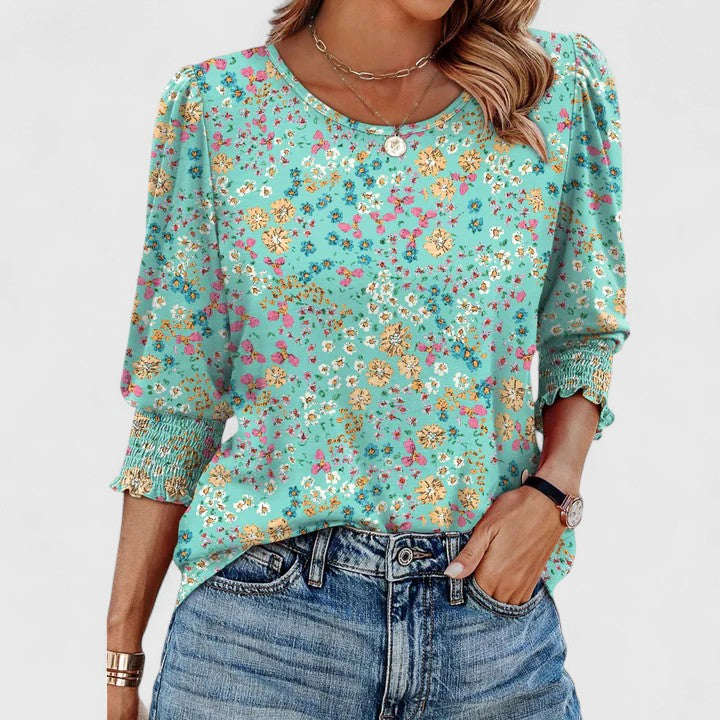 Solara | Elegante Top Arrugado