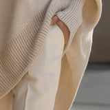 Elena - Poncho oversize de elegancia natural