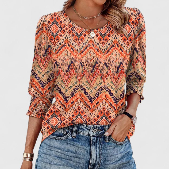 Solara | Elegante Top Arrugado
