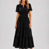 Vestido Sofía – Midi de Verano con Cintura Elástica