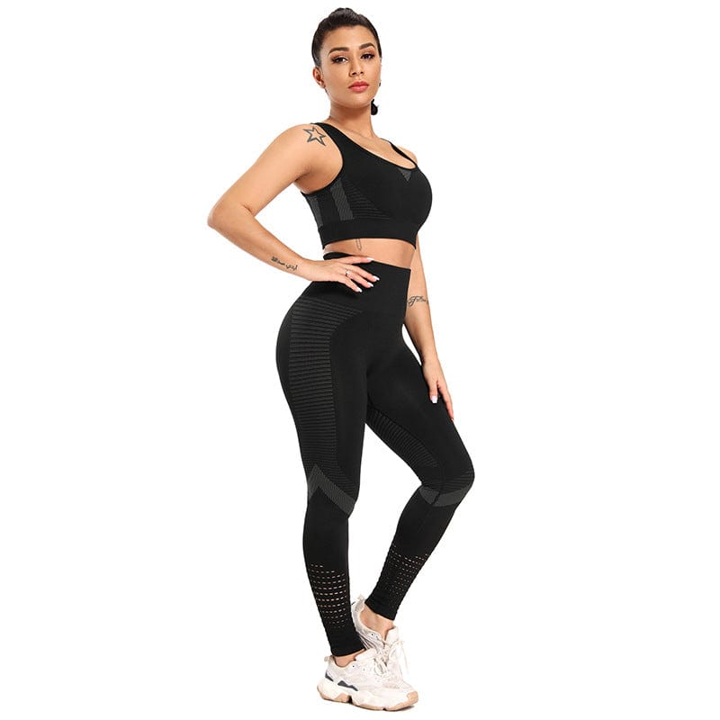 Conjunto deportivo con top corto