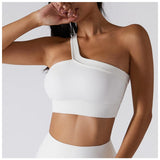 Conjunto deportivo con top de un sólo hombro