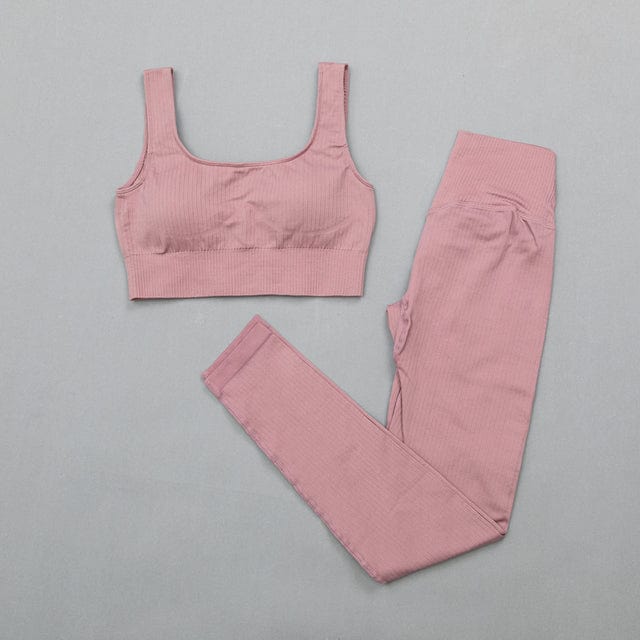 Conjunto deportivo con top y leggings
