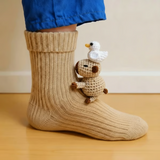 María – Calcetines con estampado de ratón