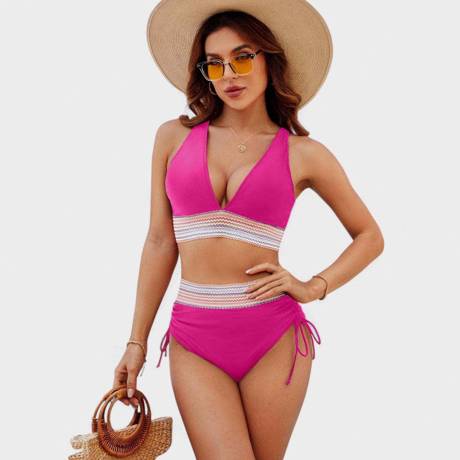 Valentina – Bikini de talle alto escultural que resalta tu figura