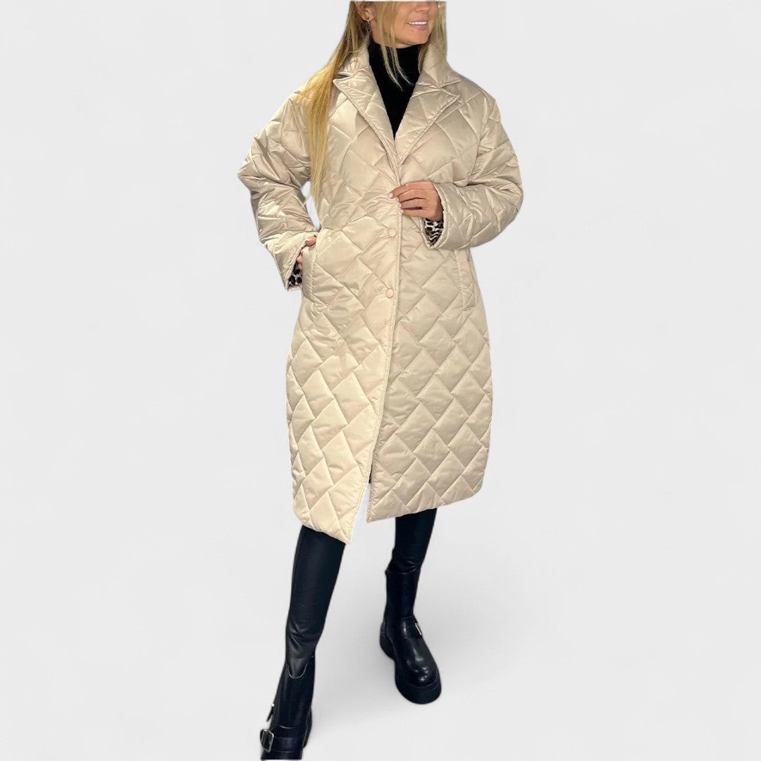 Mara - Abrigo acolchado reversible