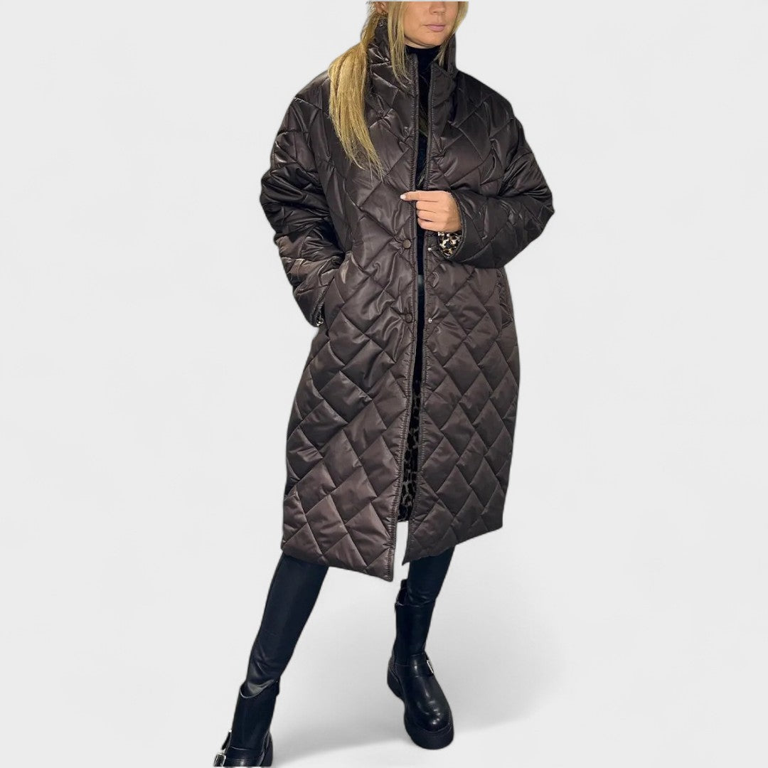 Mara - Abrigo acolchado reversible