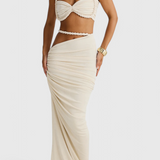 Estela Conjunto de Falda Sin Espalda