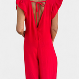 Isela Mono de Cuello en V con Estampado de Leopardo