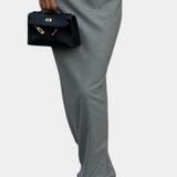 Sherrie Falda de Tiro Alto con Abertura Trasera