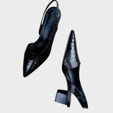 Mirela Tacones de Piel