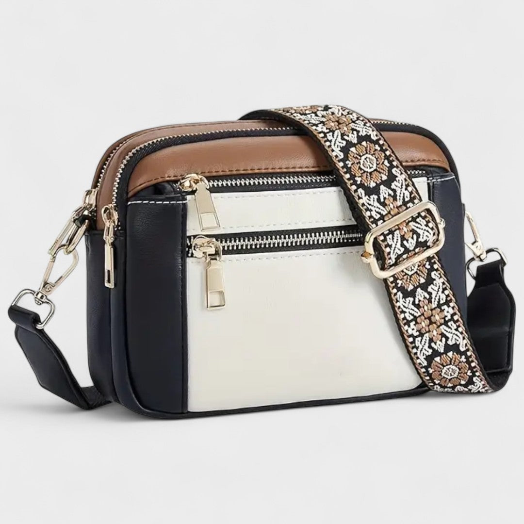 Olivia - Bolso bandolera con correa estampada