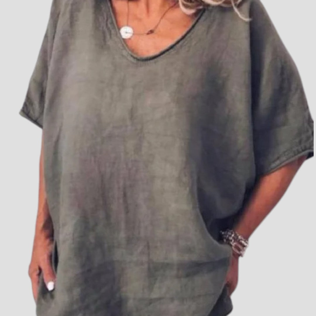 ANNA: BLUSA CÓMODA Y AMPLIA EN LAS REDONDECES