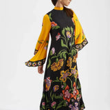 Vestido Maxi Floral Sculpted Elegance™