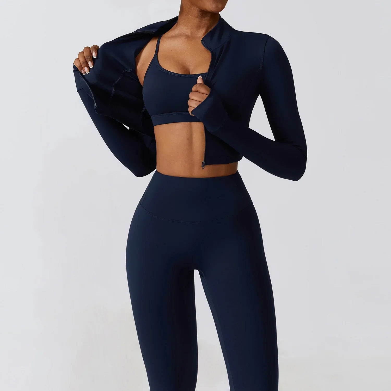 Conjunto deportivo de 3 piezas con sudadera
