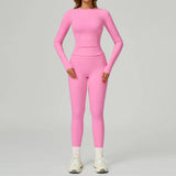 Traje deportivo con manga larga y leggings