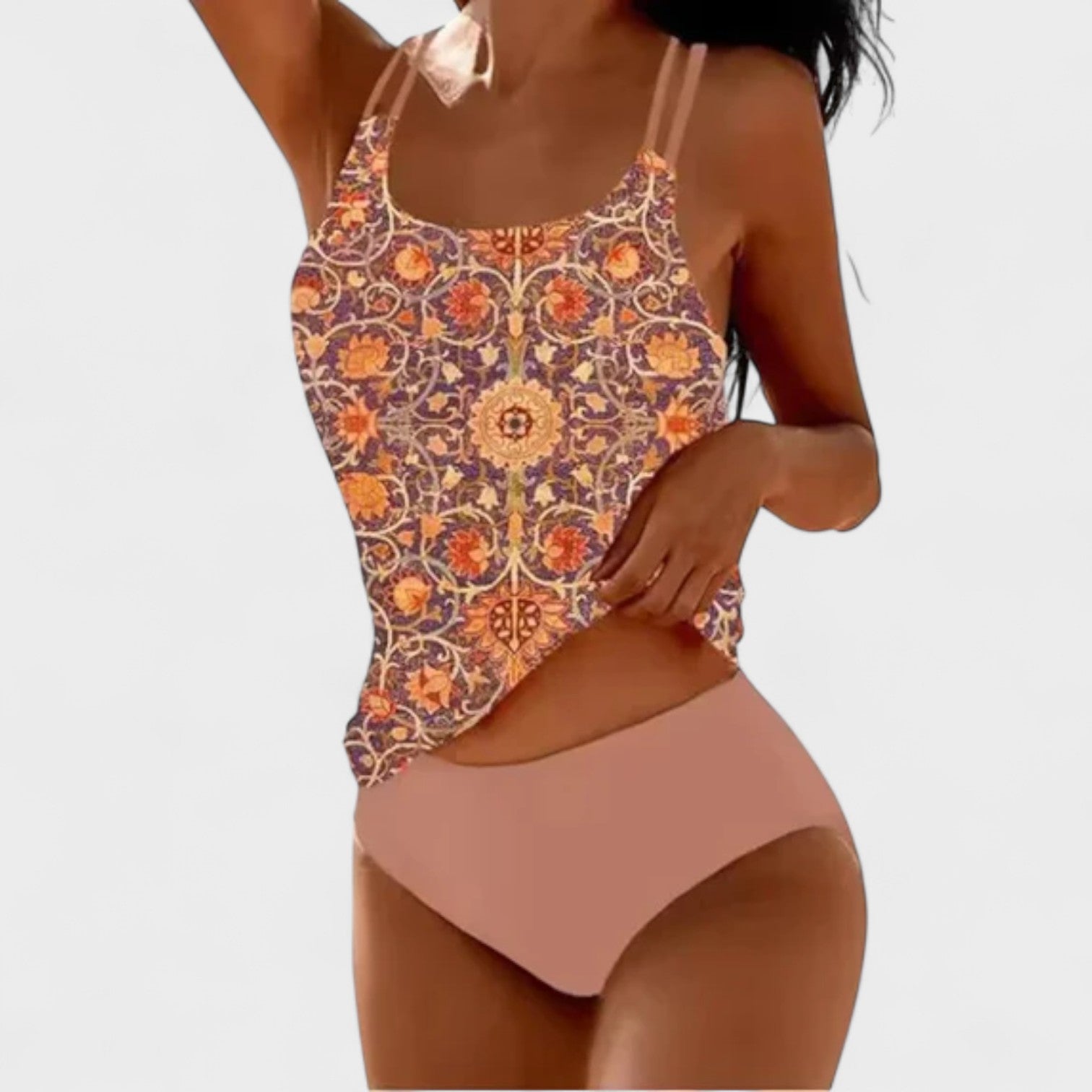 Alina – Bikini bohemio con soporte que garantiza comodidad