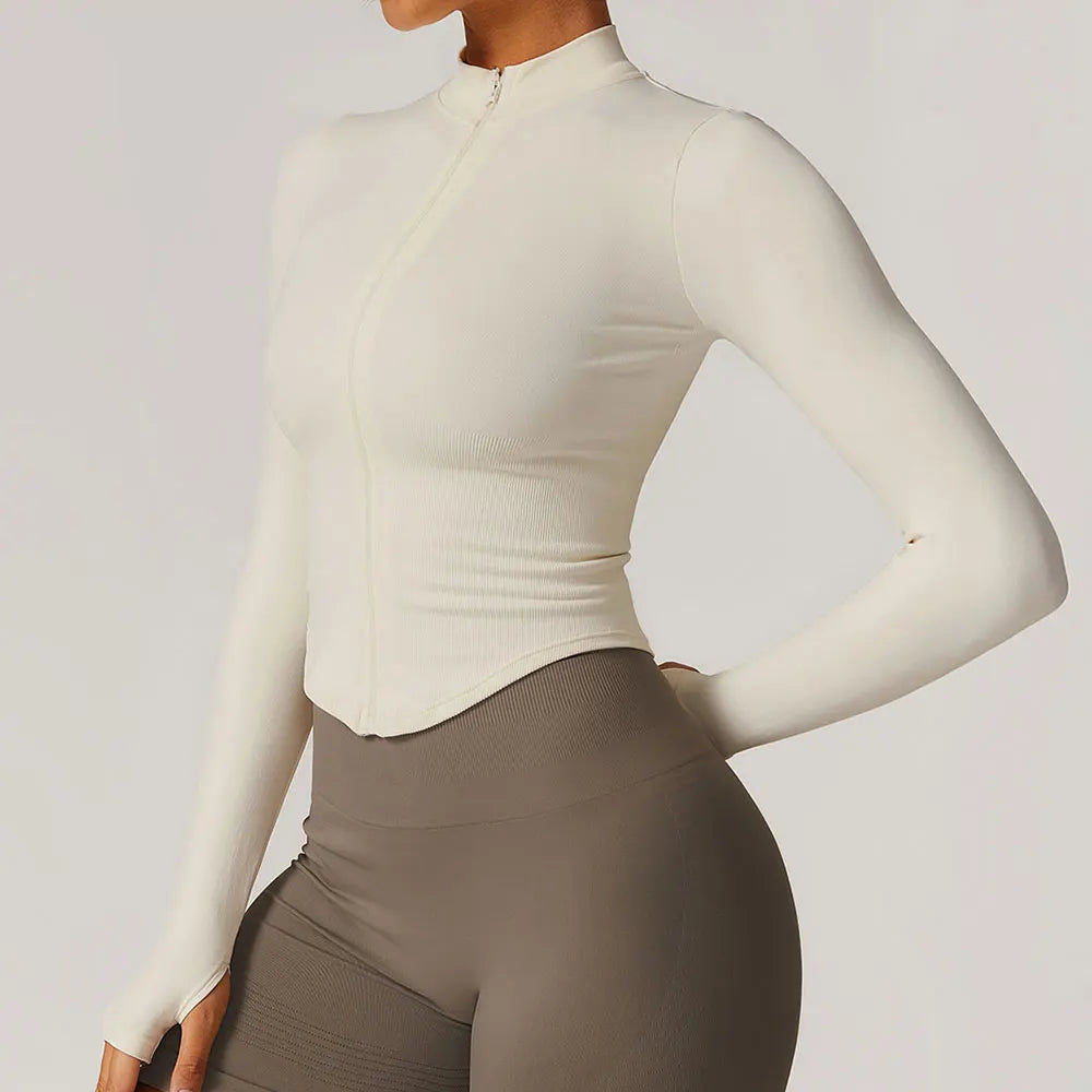 Blusa deportiva con manga larga