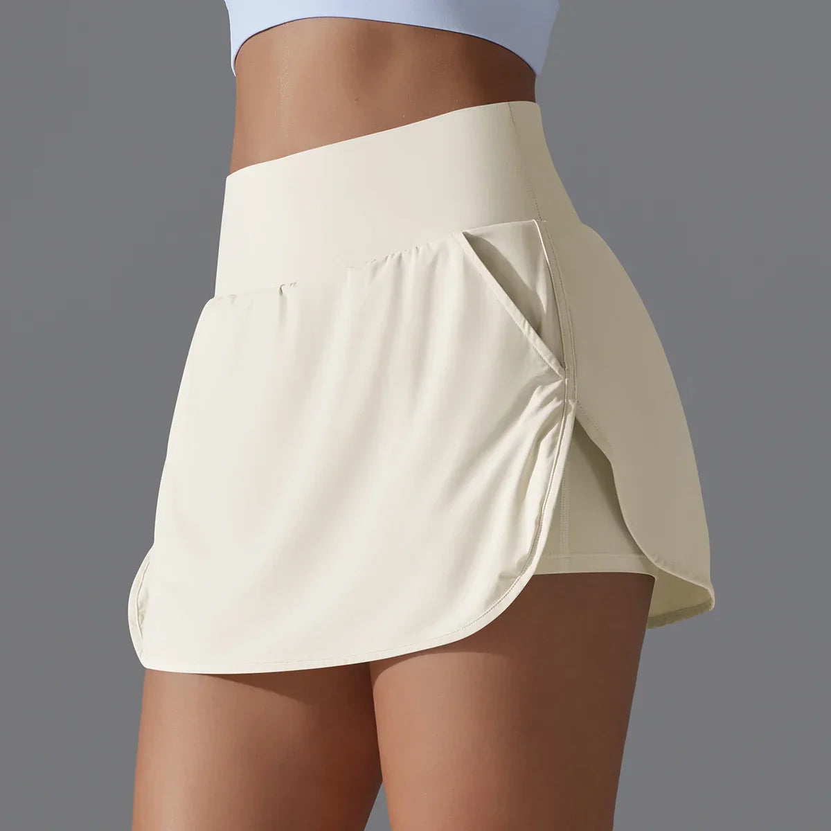 Minifalda deportiva con bolsillo