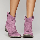 Charlotte - Botas ortopédicas de piel ante