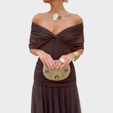 Lora Vestido Largo Con Escote En V