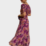 Lora Vestido Largo Con Escote En V