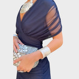 Lora Vestido Largo Con Escote En V