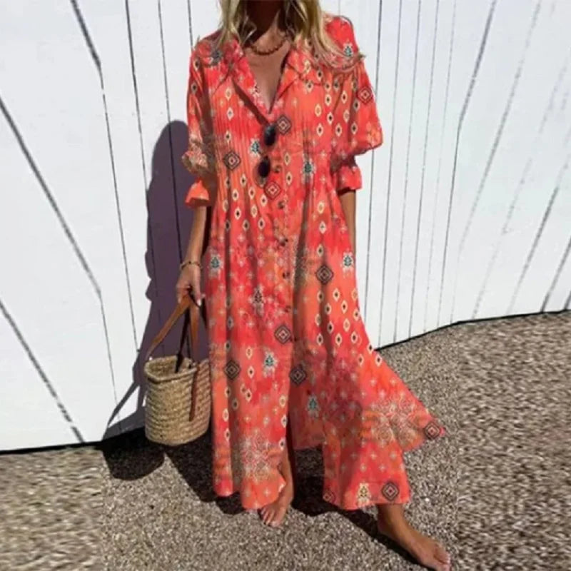 Jessy | Vestido Maxi Boho de Lujo (Casi agotado)
